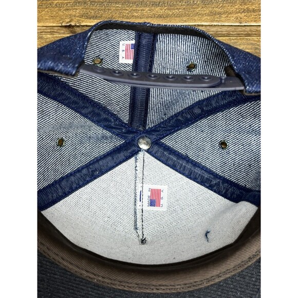 Vintage Little Farmer Denim Hat Made In USA KID HAT - Picture 5 of 8